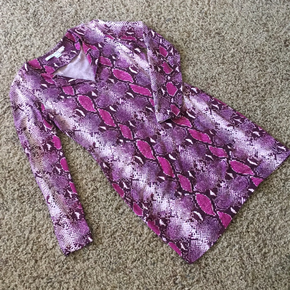 🌹HOST PICK🌹Snakeskin Diane Von Furstenberg Dress
